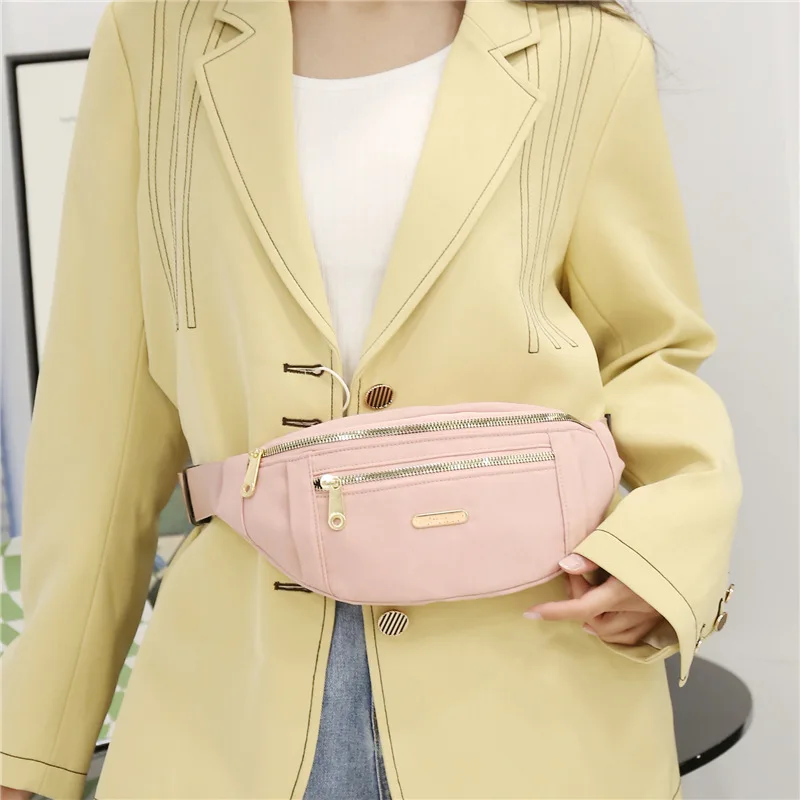 Women Waist Bag Fanny Pack Zipper Chest Bag Female Banana Bag Money Pouch Travel Shoulder Purse Belly Pocket Hip Bum Bag - Image 3