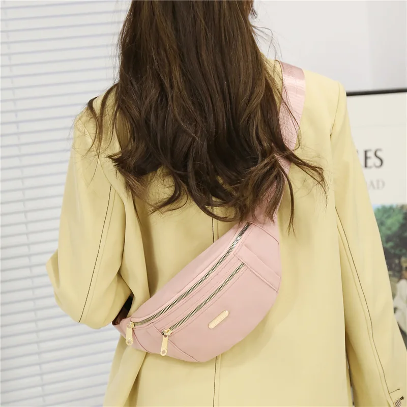Women Waist Bag Fanny Pack Zipper Chest Bag Female Banana Bag Money Pouch Travel Shoulder Purse Belly Pocket Hip Bum Bag - Image 2